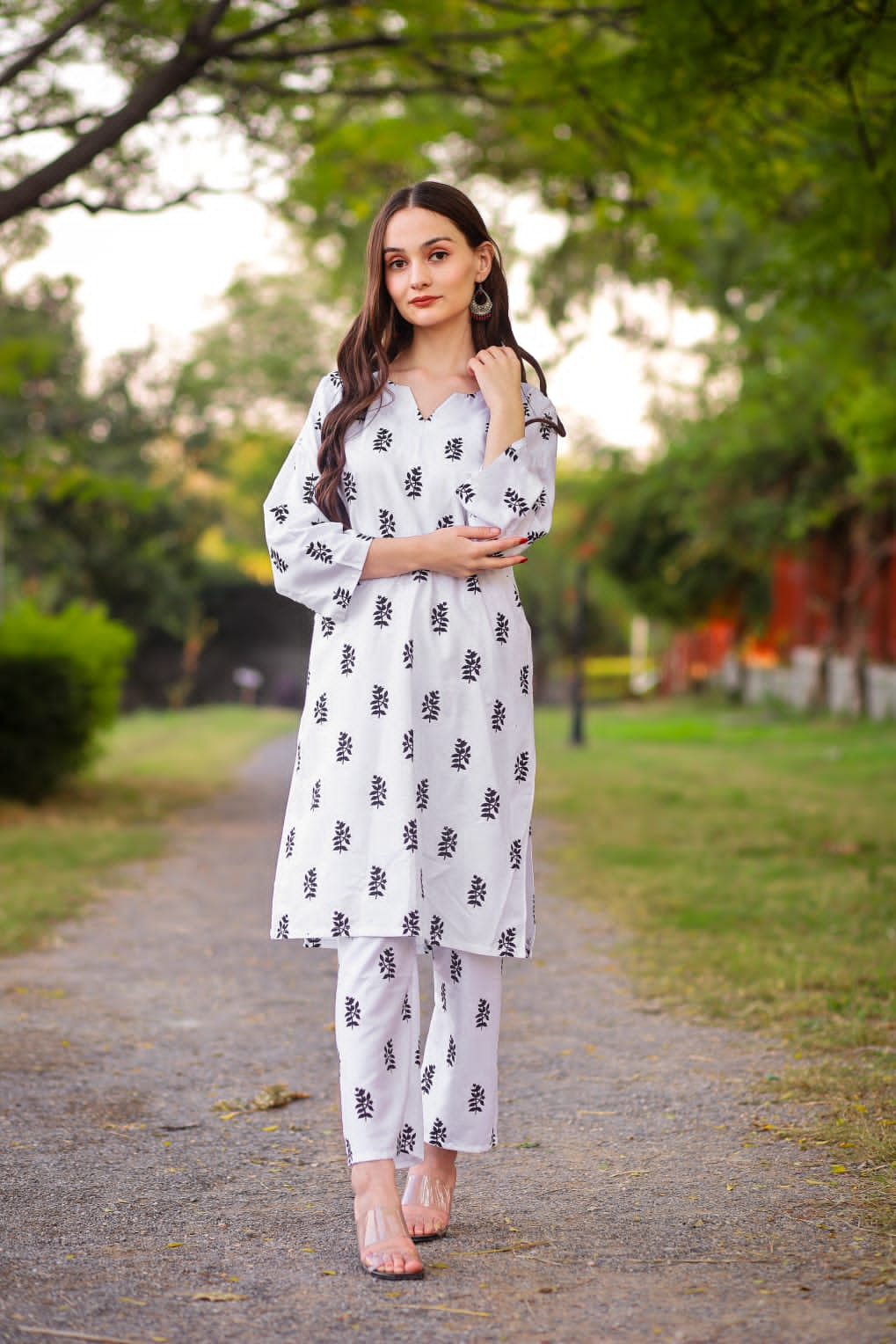 Saliha 2 PC (White)